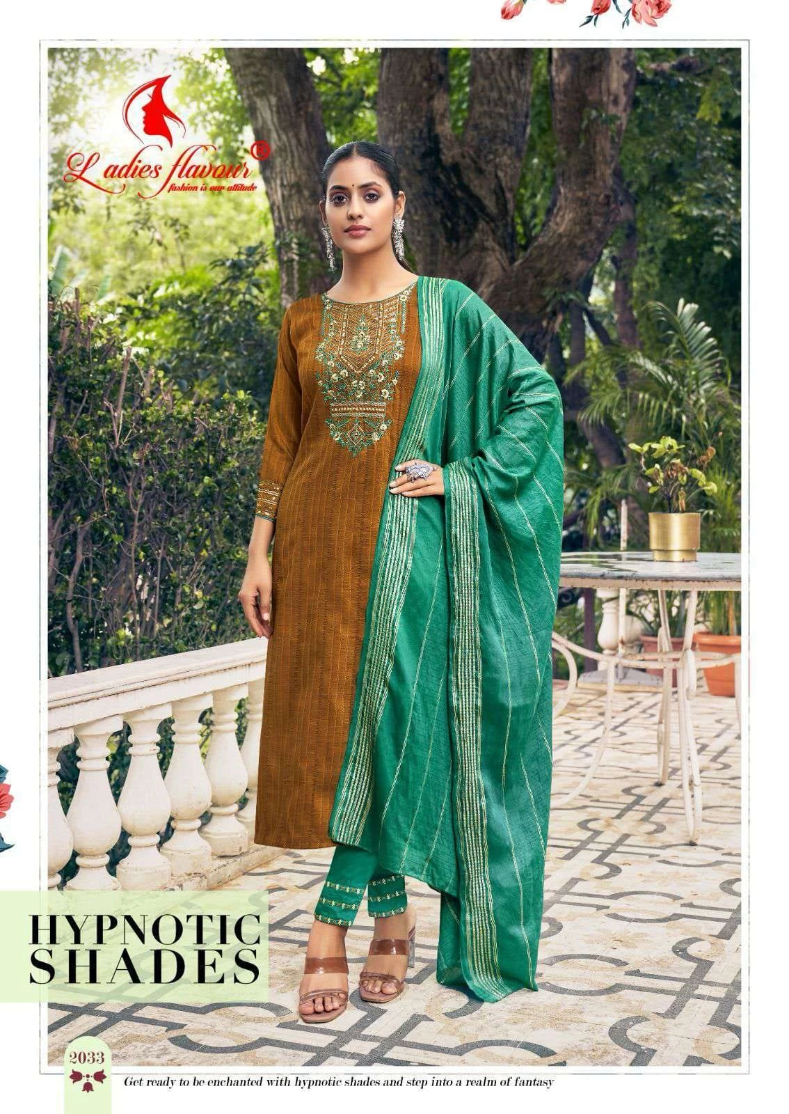 Ladies Flavour Parampara 2 Heavy Chinon Wholesale Readymade Salwar Suit Catalog — Wholesale Salwar Suits, MPA wholesale from Surat - Gallery Image 6